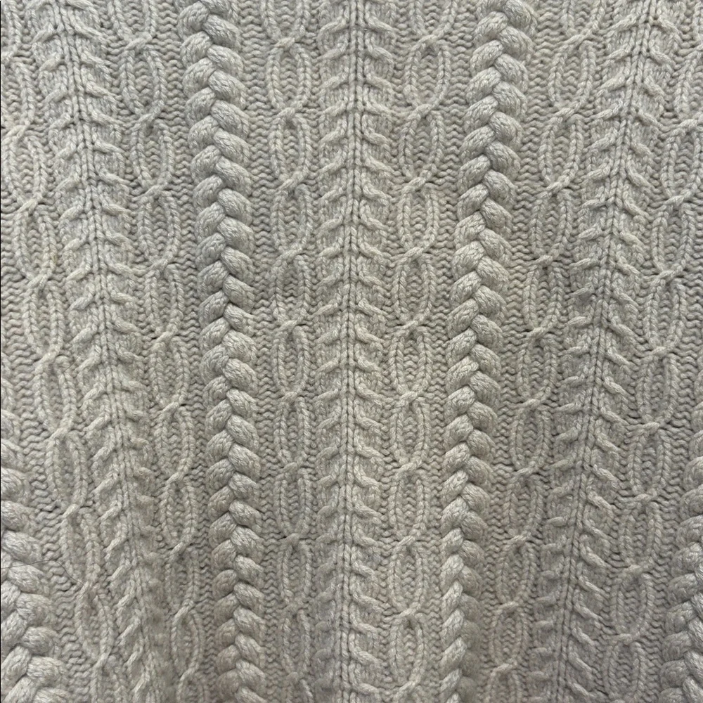 TSE Cream Cable Knit Cardigan - Picture 5 of 12